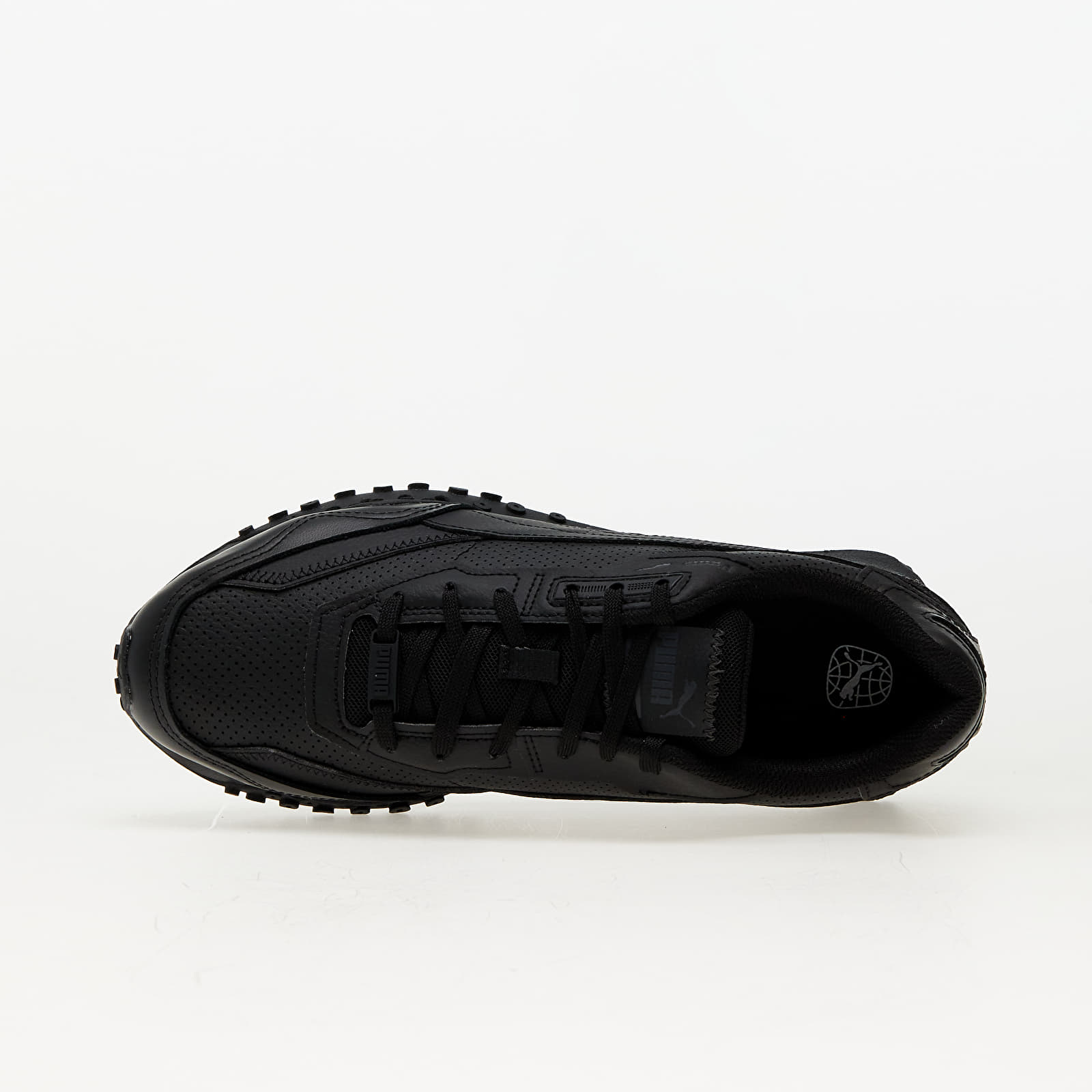 Încălțăminte și sneakerși pentru bărbați Puma Blktop Rider Leather Black