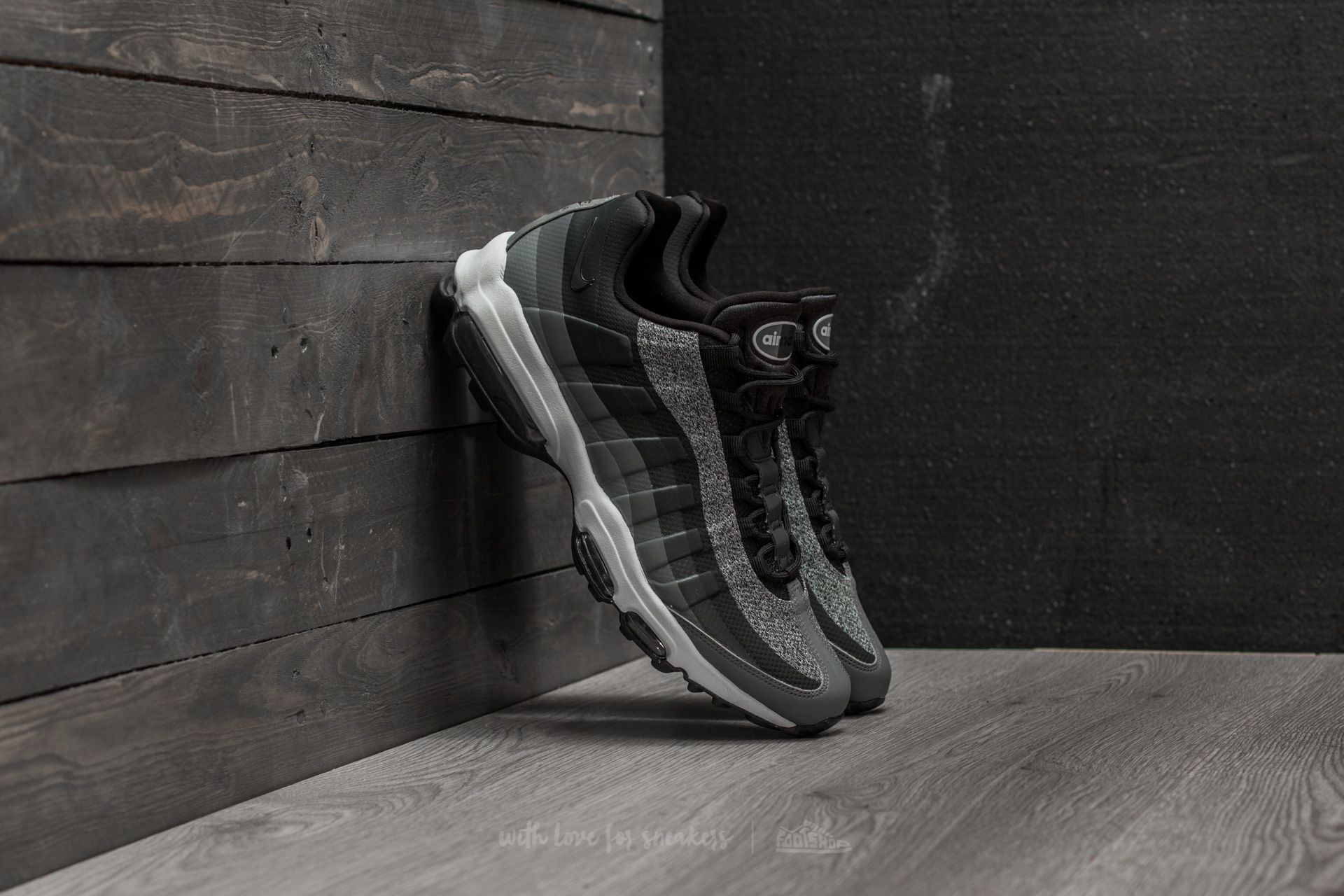 Men s shoes Nike Air Max 95 Ultra Essential Black Black Anthracite Footshop
