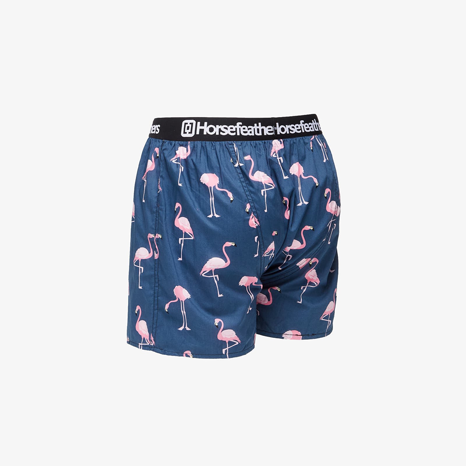 Trükid Horsefeathers Frazier Boxer Shorts Blue/ Flamingos Print