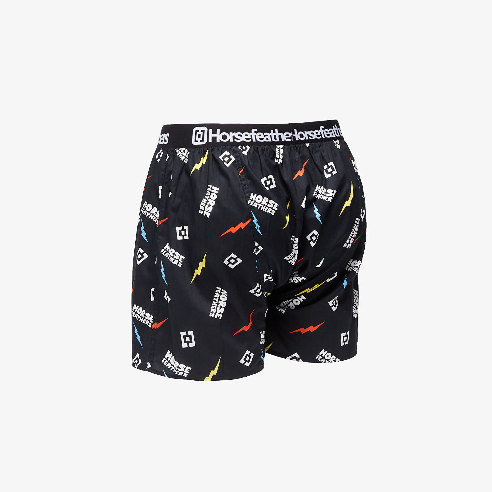 Horsefeathers Frazier Boxer Shorts Black/ Ignite Print - 1 | YEO