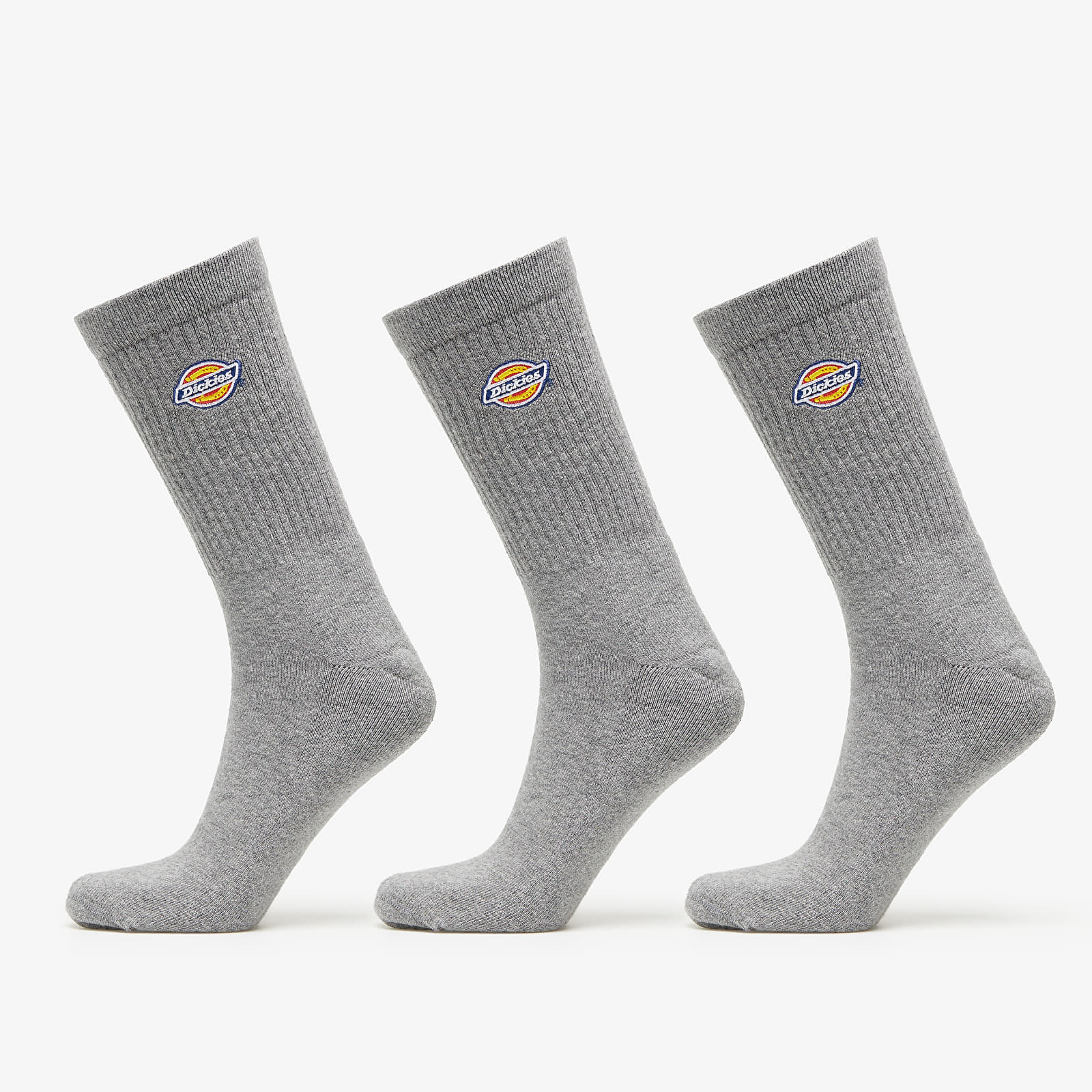 Ponožky Dickies Valley Grove Sock 3-Pack Grey Melange 43-46