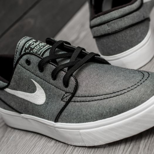 Nike sb janoski black sail  and  white canvas skate shoes hotsell