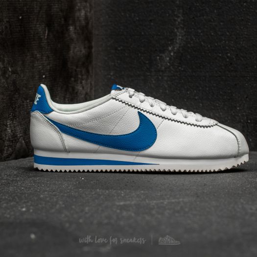 Men s shoes Nike Classic Cortez Leather SE Sail Blue Jay Footshop