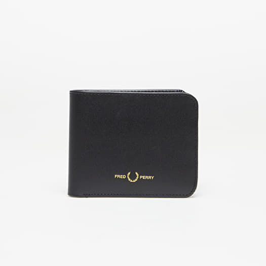 Wallet FRED PERRY Burnished Leathr B'Fold Wallet Black