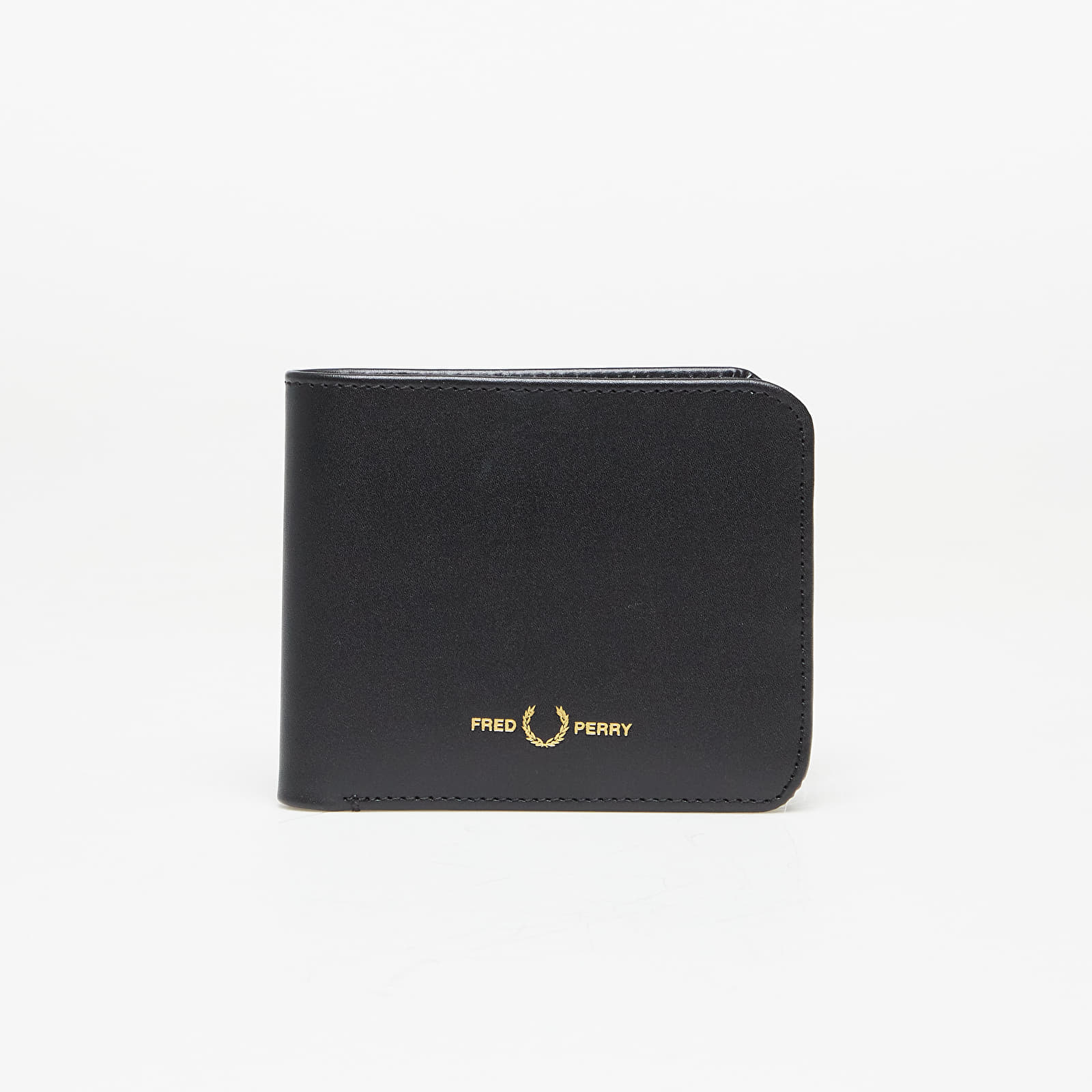 Wallets FRED PERRY Burnished Leathr B'Fold Wallet Black