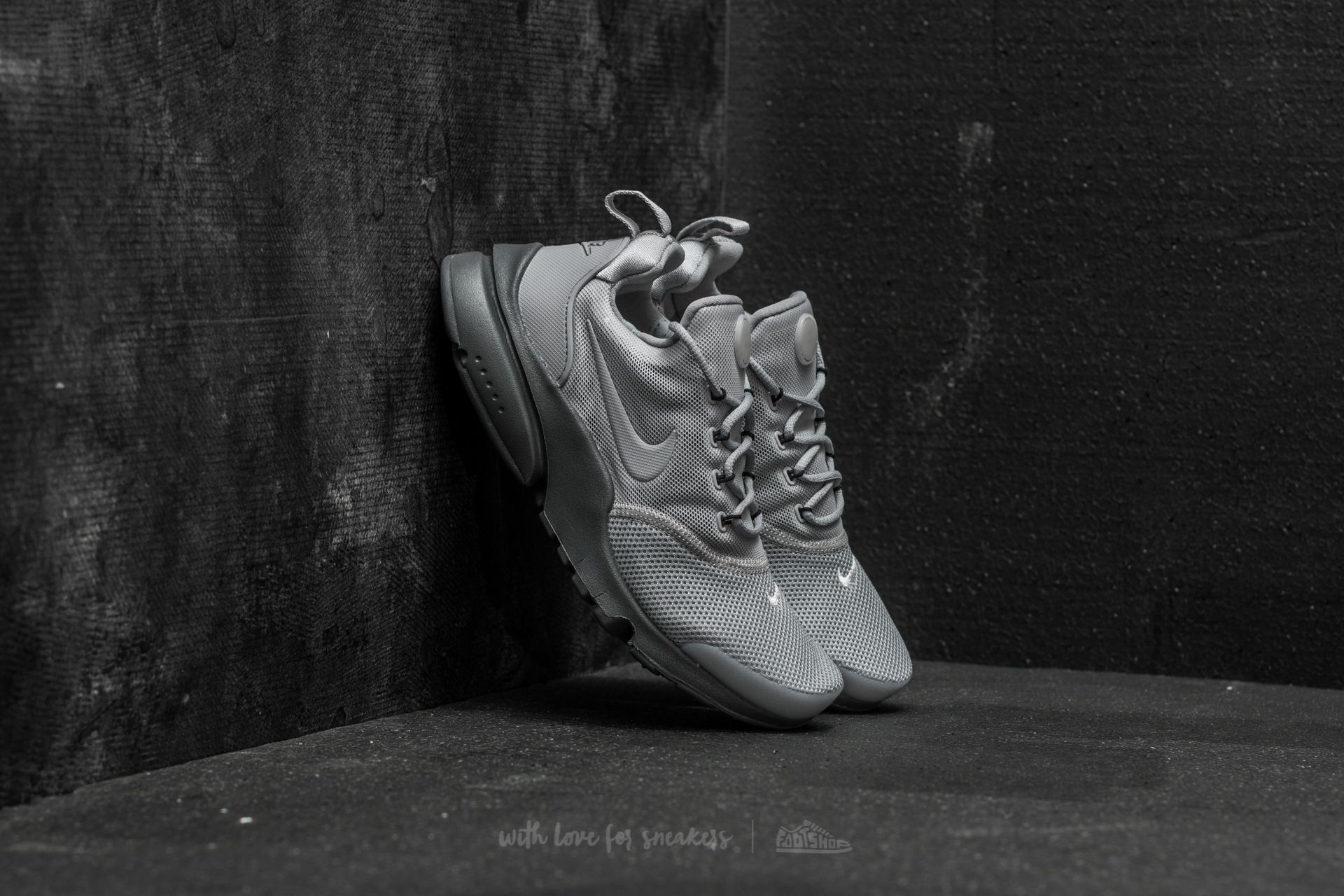 Dámské tenisky a boty Nike Presto Fly (GS) Wolf Grey/ Wolf Grey-Dark Grey