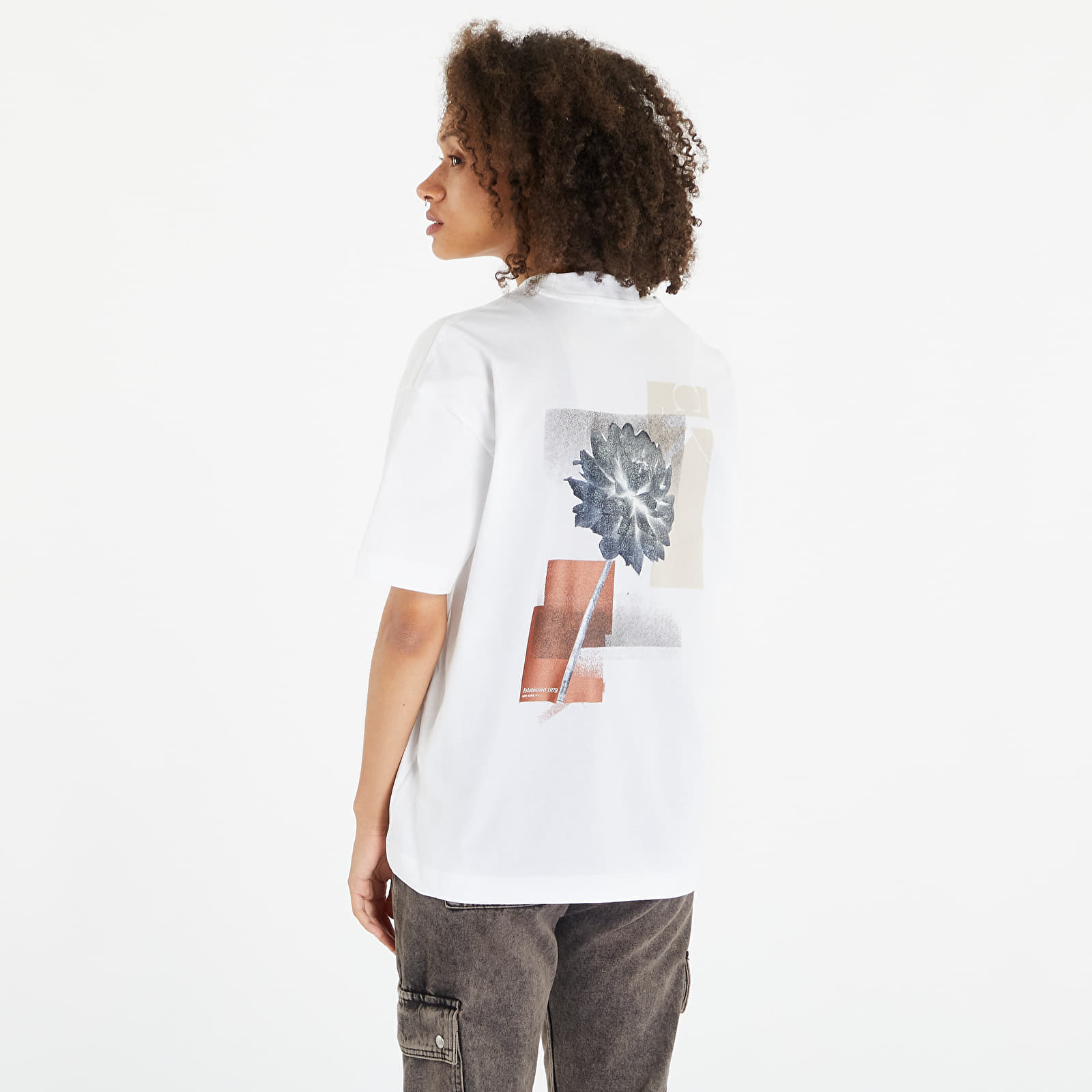 T-shirts Calvin Klein Jeans Back Floral Graphic T-Shirt White