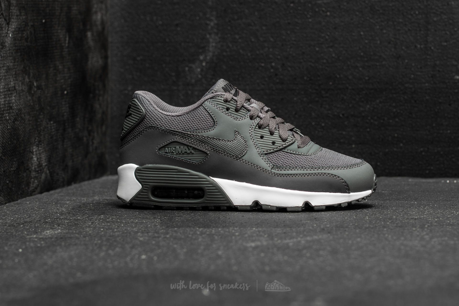 Damen Sneaker und Schuhe Nike Air Max 90 Mesh GS Dark Grey Dark Grey Black Footshop