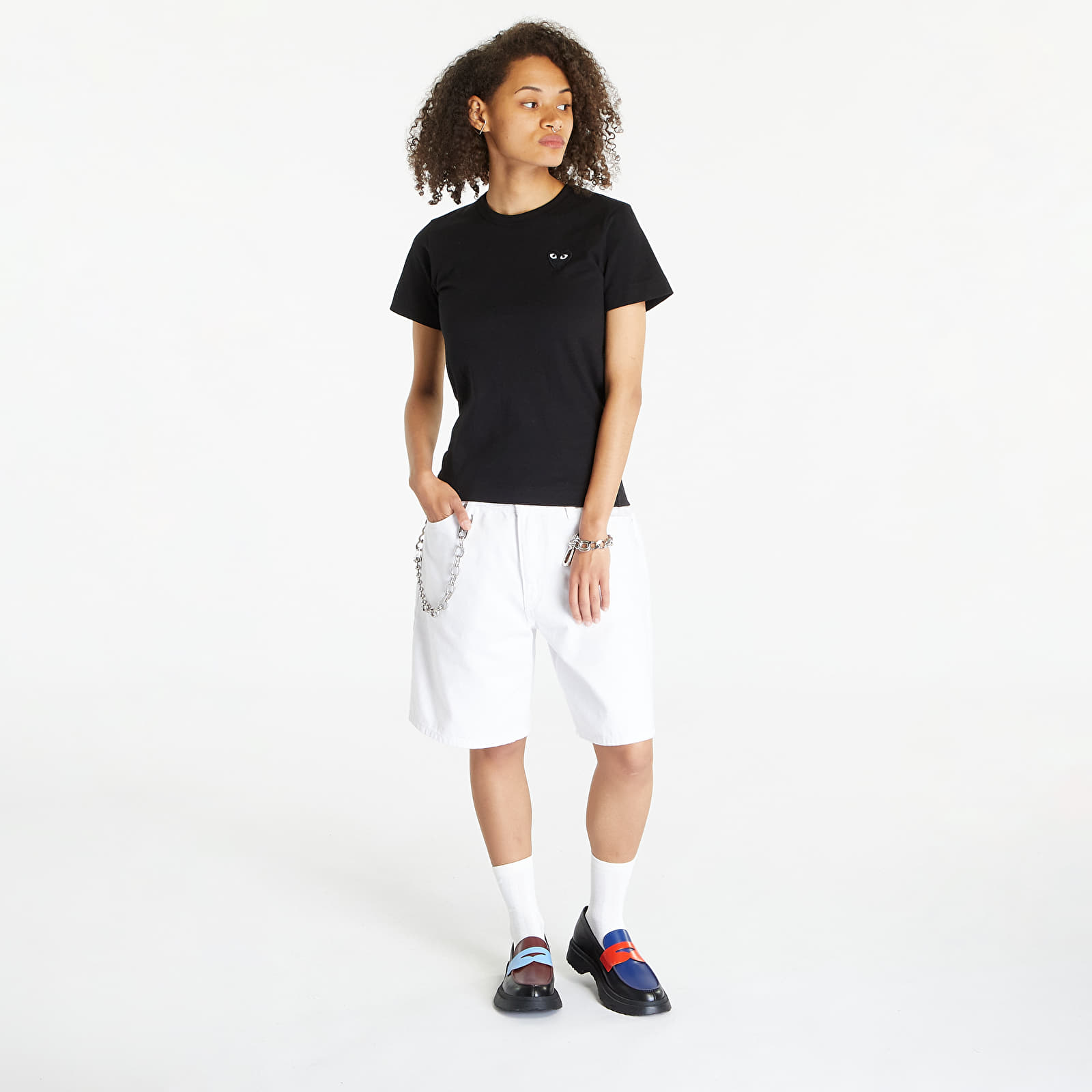 Tricouri  Comme des Garçons PLAY Tee Black