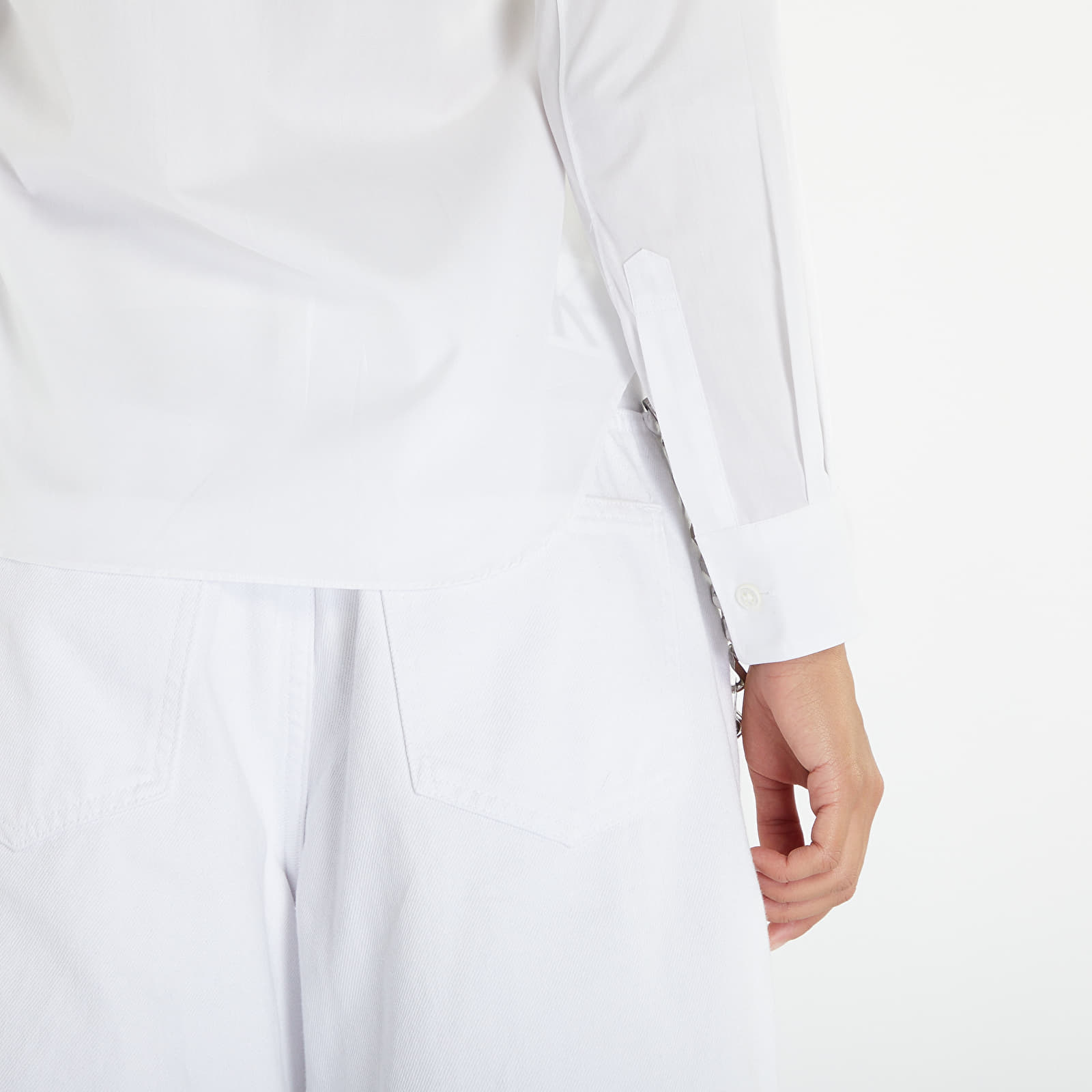 Hemden Comme des Garçons PLAY Heart Logo Shirt White
