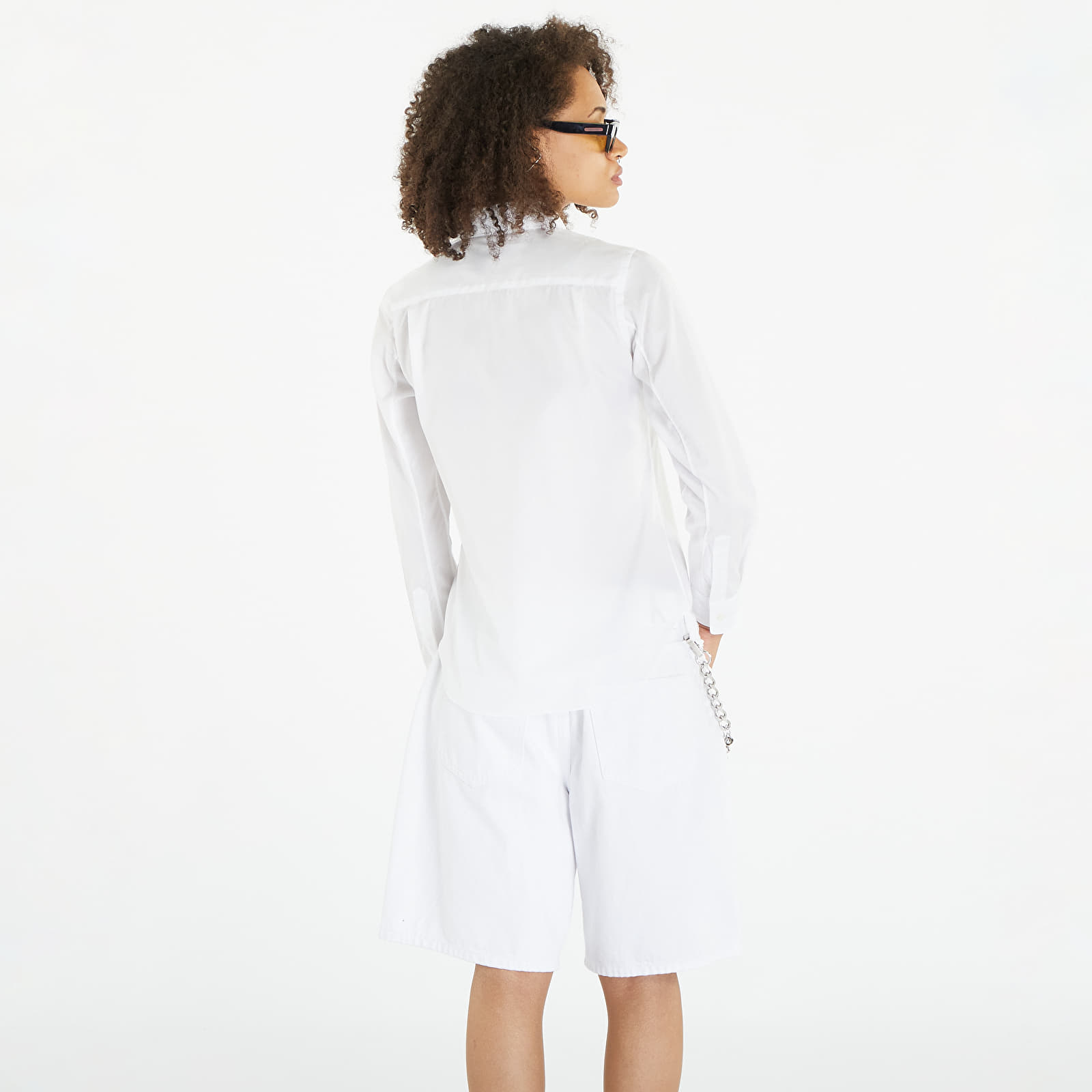 Hemden Comme des Garçons PLAY Heart Logo Shirt White