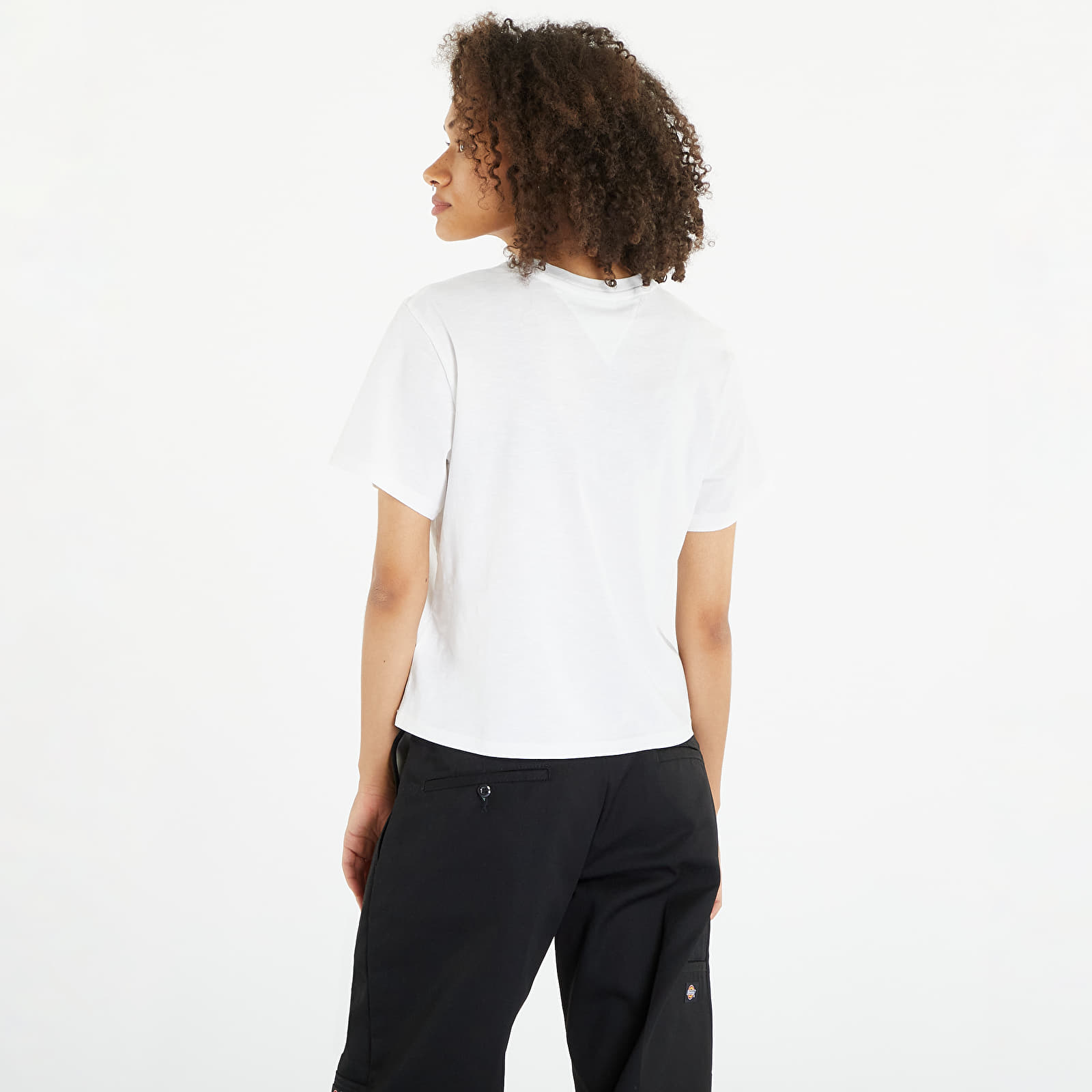 レオ✵ Tricouri Tommy Jeans Classics Leo Short Sleeve Tee White