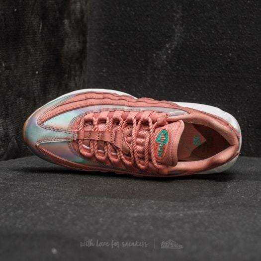 Women s shoes Nike Wmns Air Max 95 SE Red Stardust Washed Teal Sail Footshop