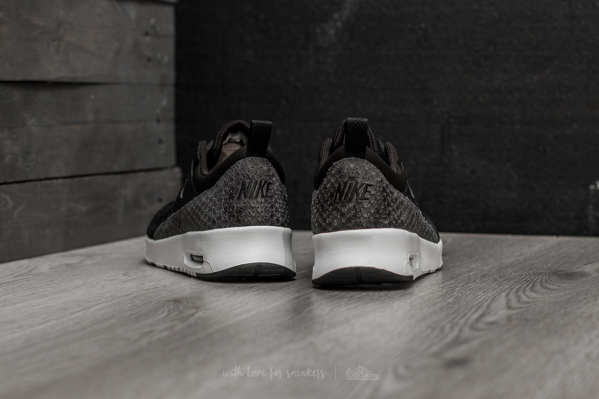 Women's shoes Nike Wmns Air Max Thea Premium Black/ Black-Sail-Dark Grey