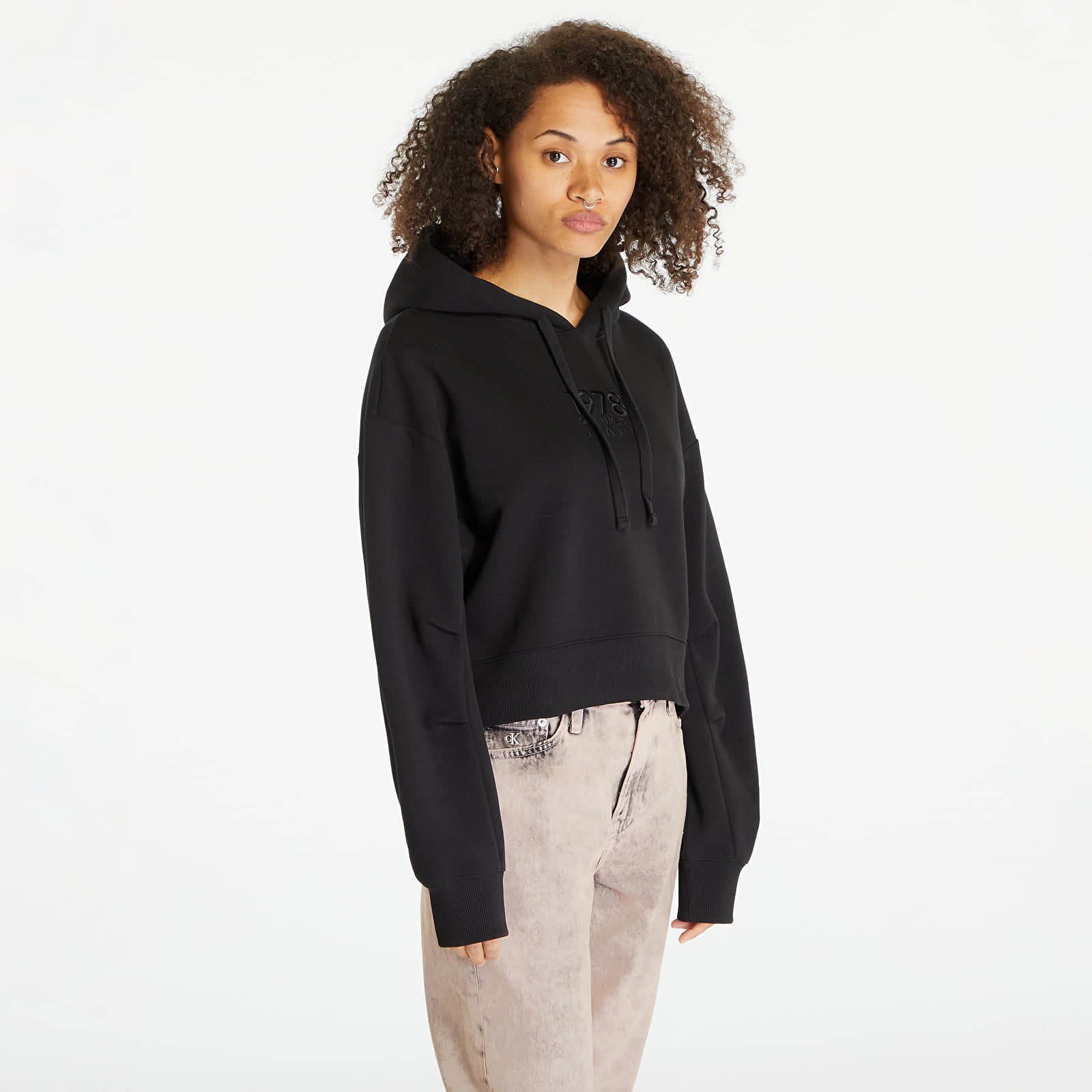 Hoodies and sweatshirts  Calvin Klein Jeans 1978 Varsity Interlo Black