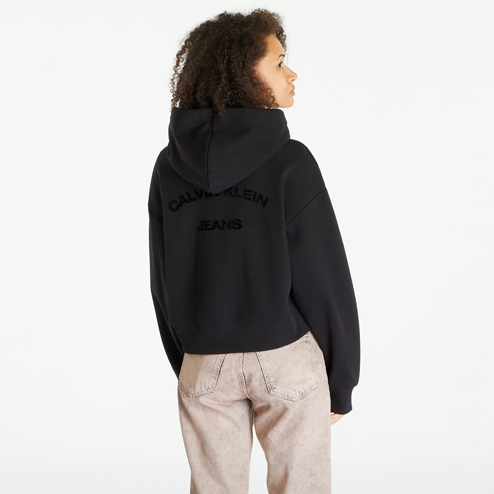 Hoodies and sweatshirts  Calvin Klein Jeans 1978 Varsity Interlo Black