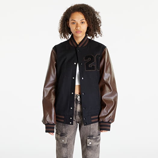 New Era Heritage Varsity Jacket UNISEX Black/ Brown