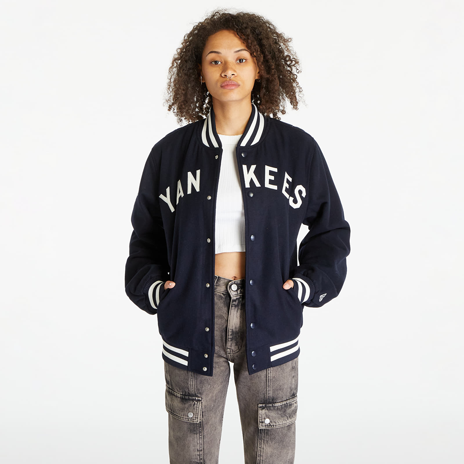 Jackets New Era New York Yankees Varsity Jacket UNISEX Navy Footshop
