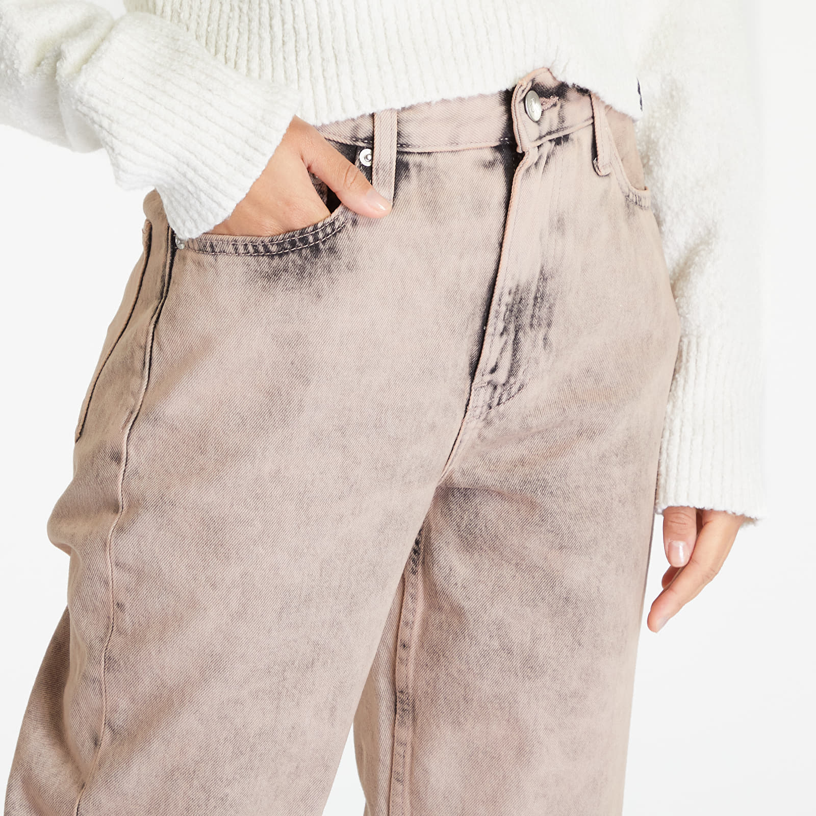 Τζιν Calvin Klein Jeans Mom Jean Pink