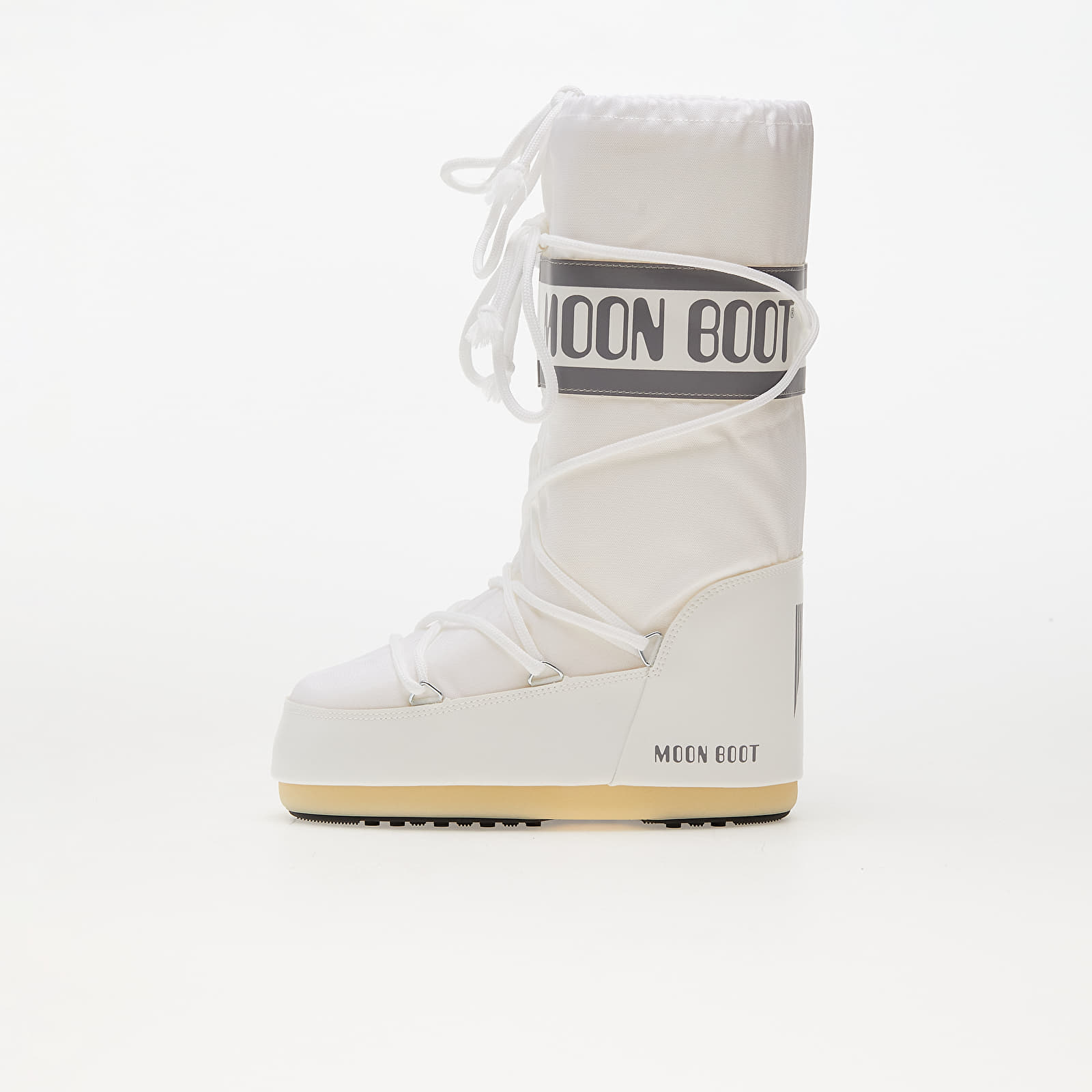 Încălțăminte și sneakerși pentru bărbați Moon Boot Icon Nylon White