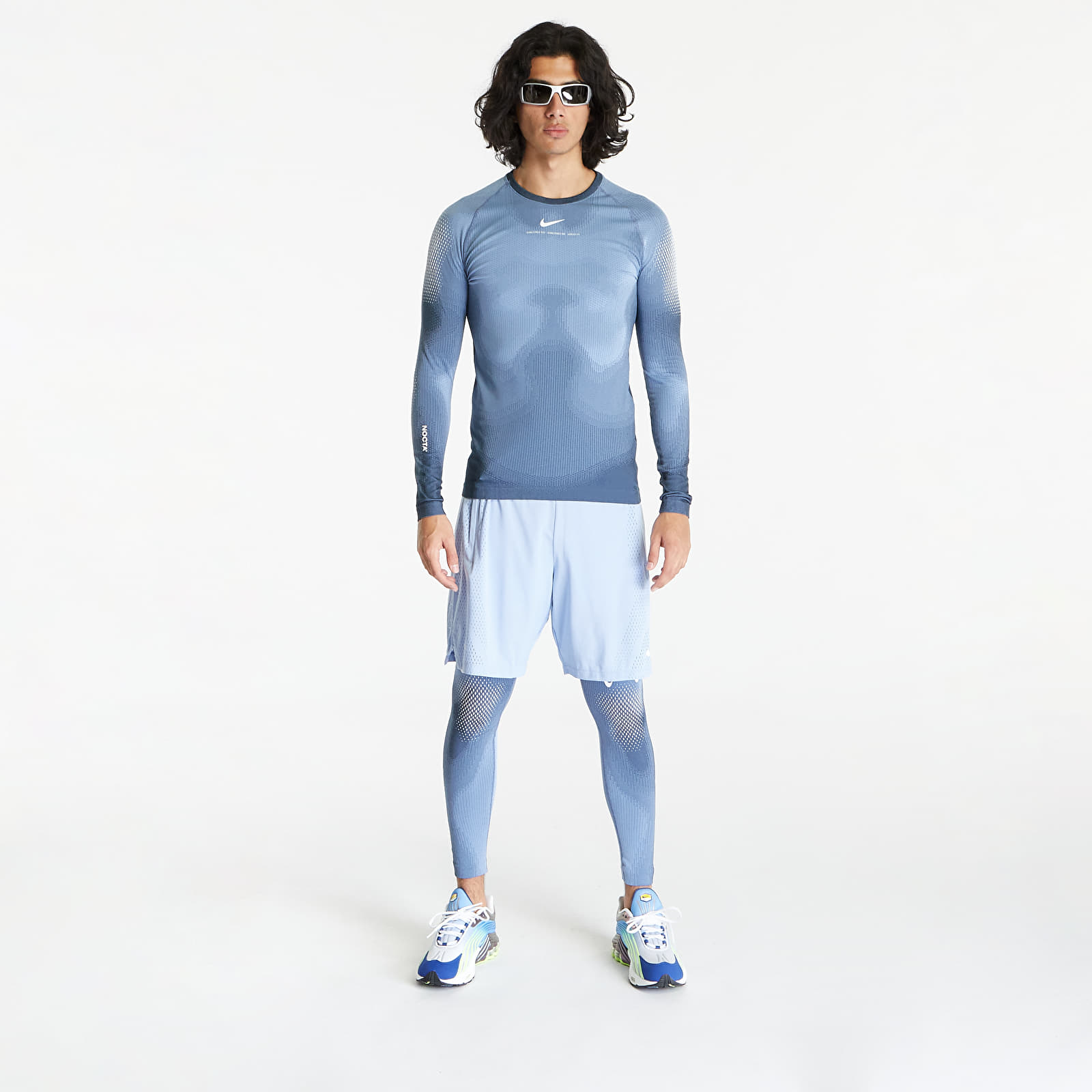 T-shirts Nike x NOCTA NRG Dri-FIT Engineered Knit Long Sleeve Tee Cobalt  Bliss/ Dark Obsidian