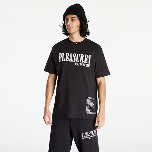 Camiseta Puma x PLEASURES Typo Short Sleeve Tee Black
