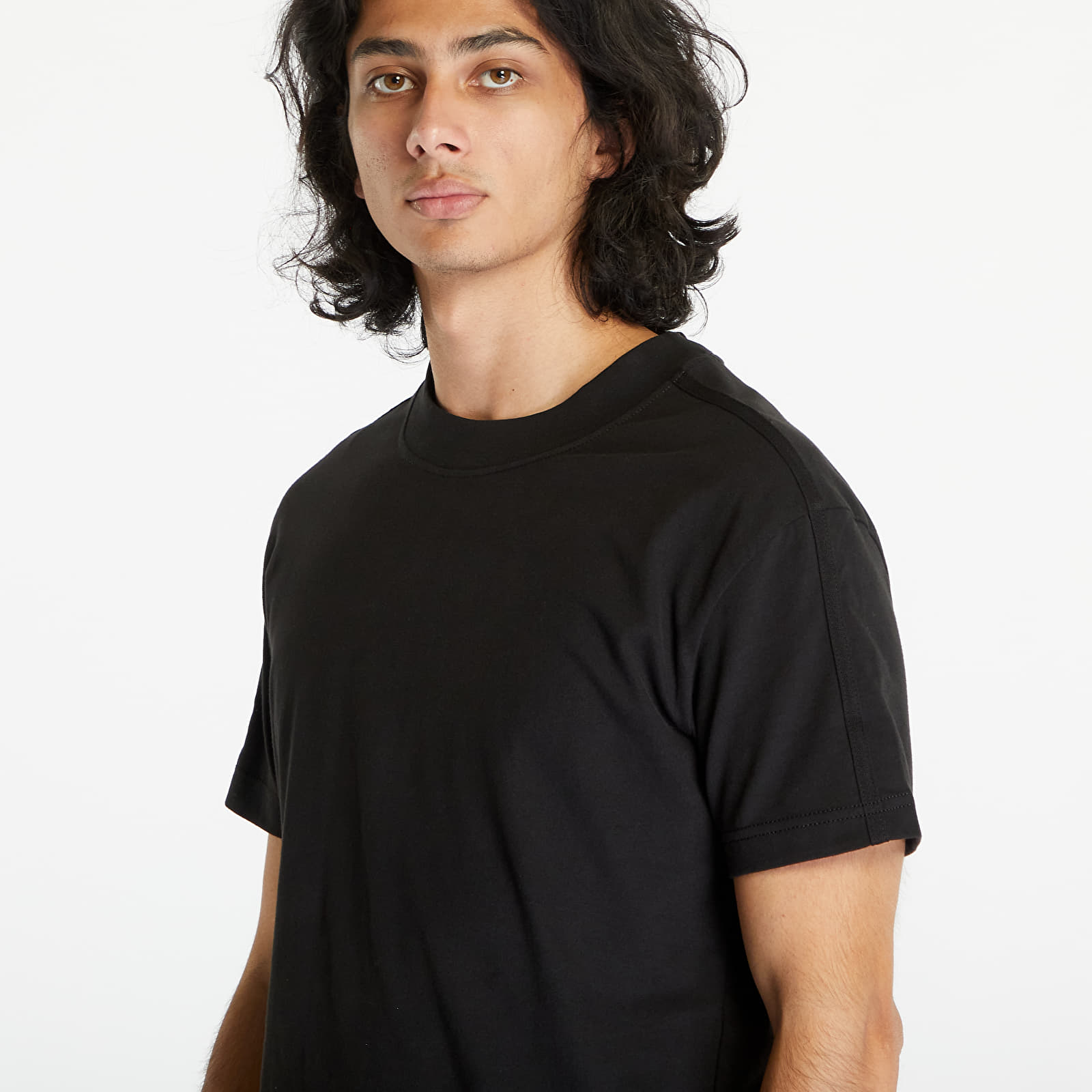 Magliette Calvin Klein Jeans Woven Tab Short Sleeve Tee Black