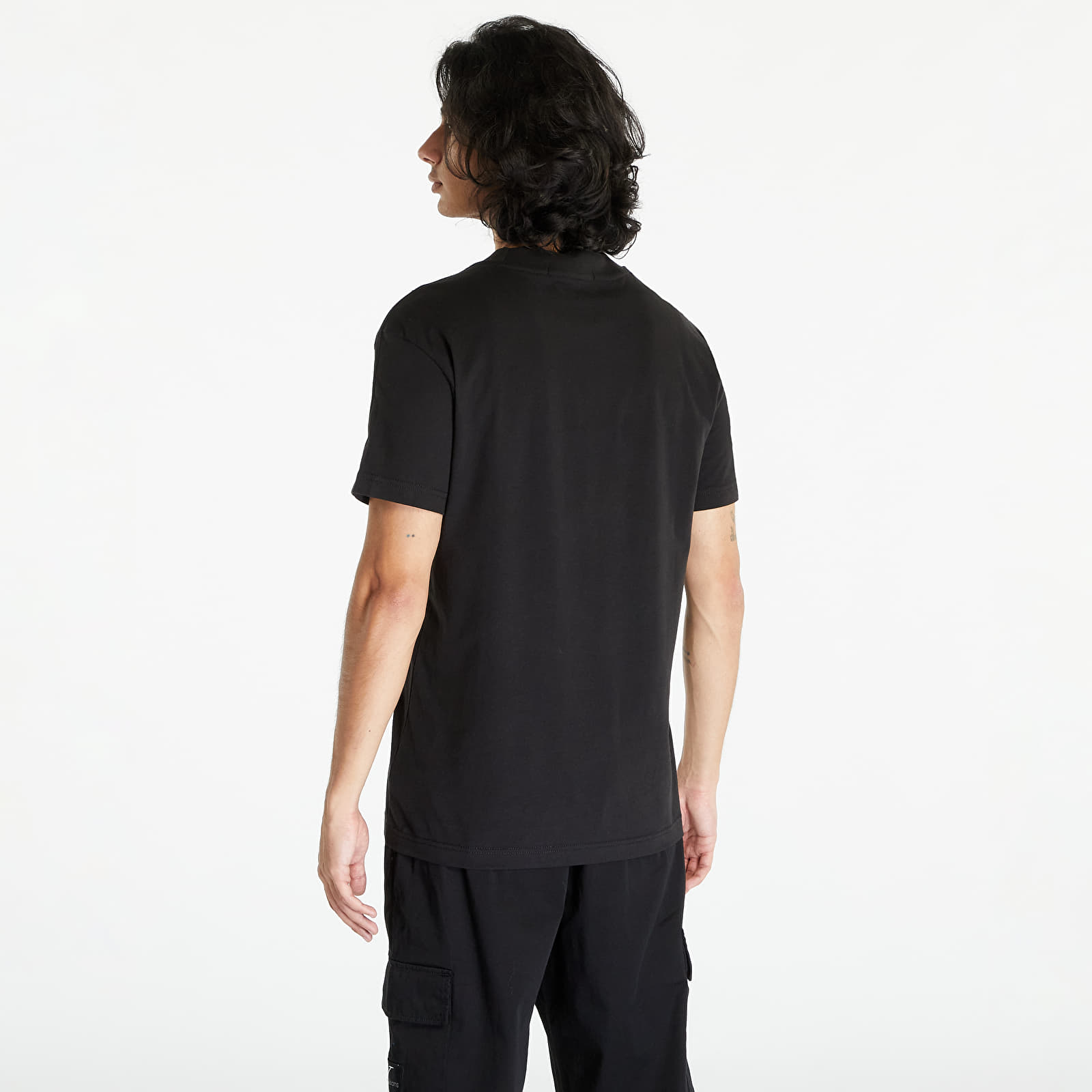 Magliette Calvin Klein Jeans Woven Tab Short Sleeve Tee Black
