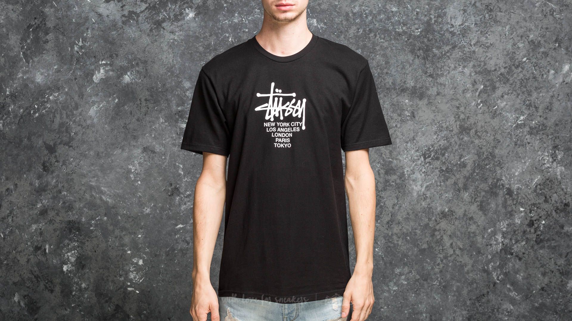 T-shirts en shirts Stüssy Big Cities Tee Black