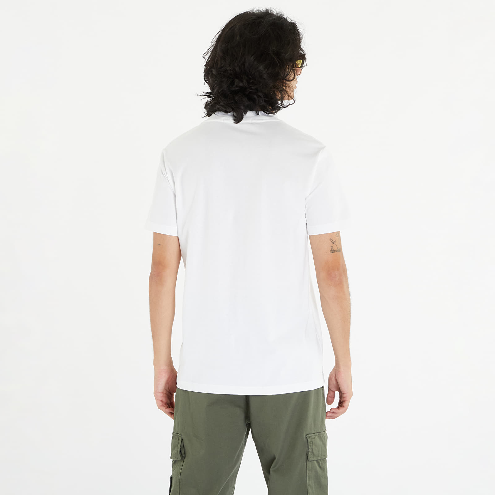 Koszulki Calvin Klein Jeans Mix Media Tee White