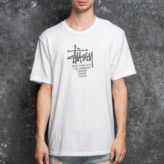 Stüssy Big Cities Tee White | Footshop