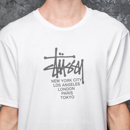 T-Shirts and shirts Stüssy Big Cities Tee White (1904062 white