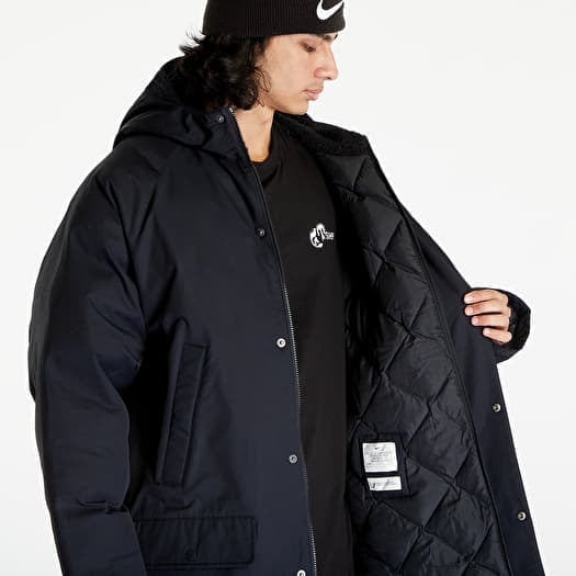 Parka Coats Nike Life Men s Insulated Parka Black Black Footshop