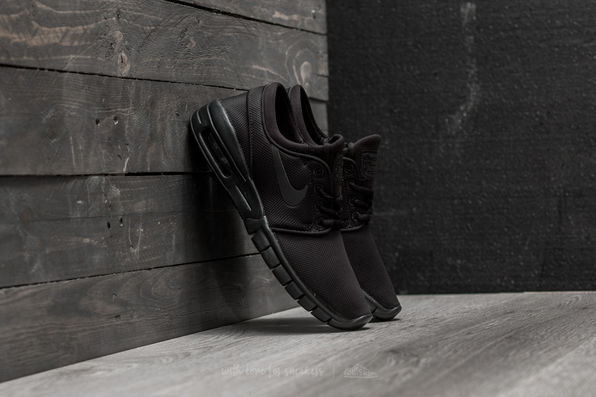 Női cipők Nike Stefan Janoski Max (GS) Black/ Black-Black