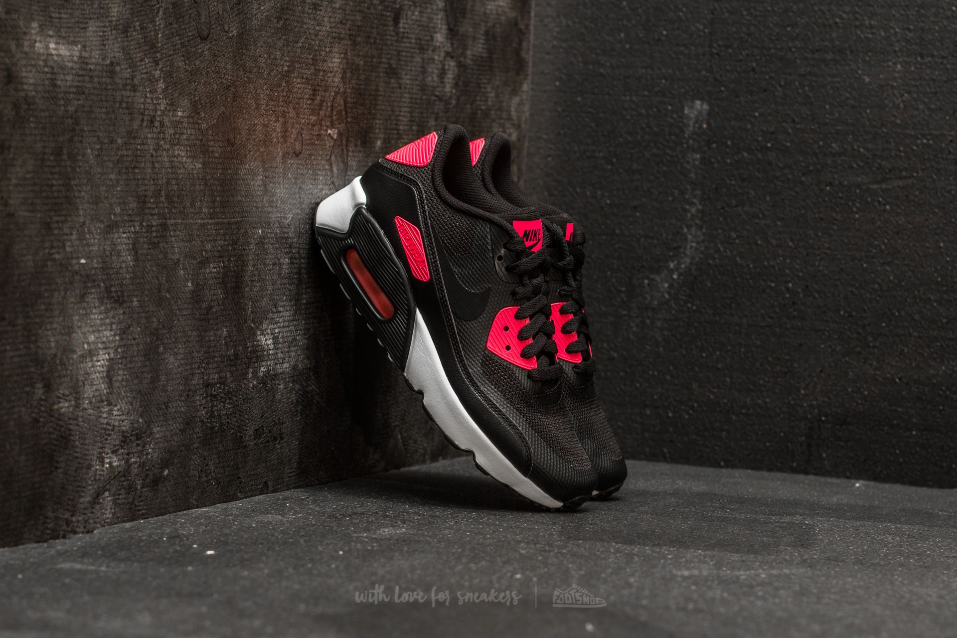 Nike air max 90 ultra 2.0 black and red clearance