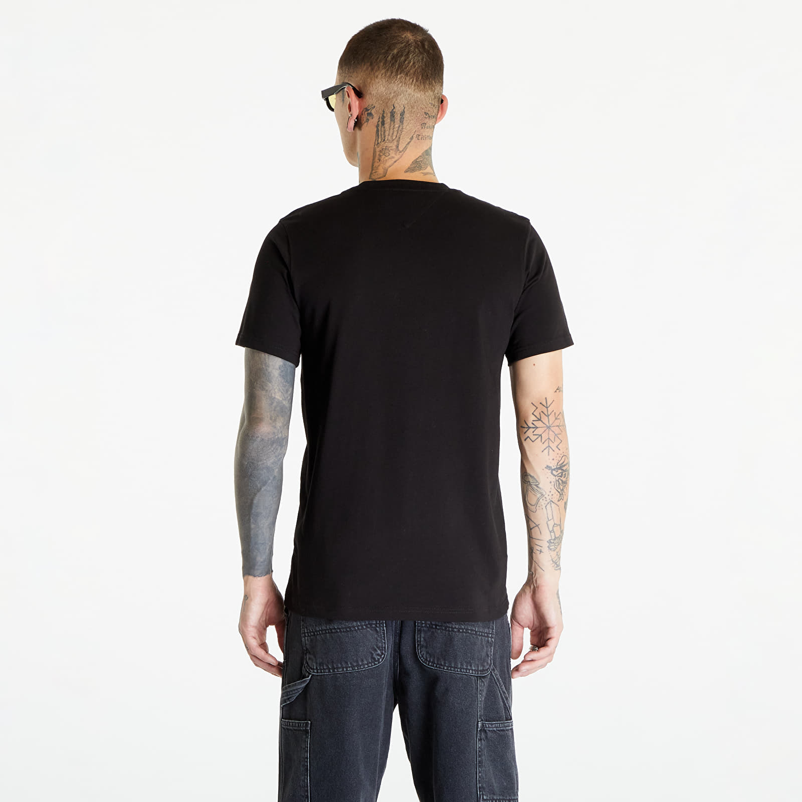Magliette Tommy Jeans Regular Camo Pocket Short Sleeve Tee Black