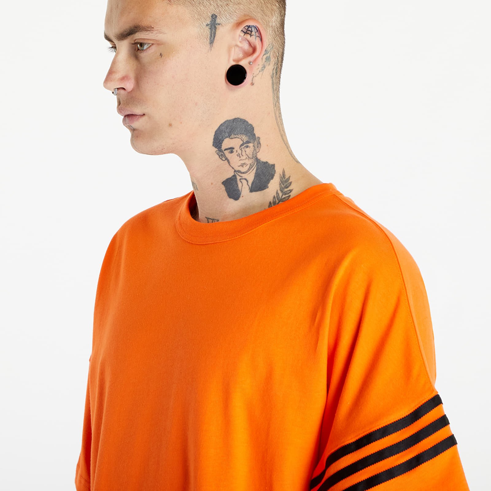 Koszulki adidas Originals Adicolor Neuclassics Short Sleeve Tee Semi Impact Orange