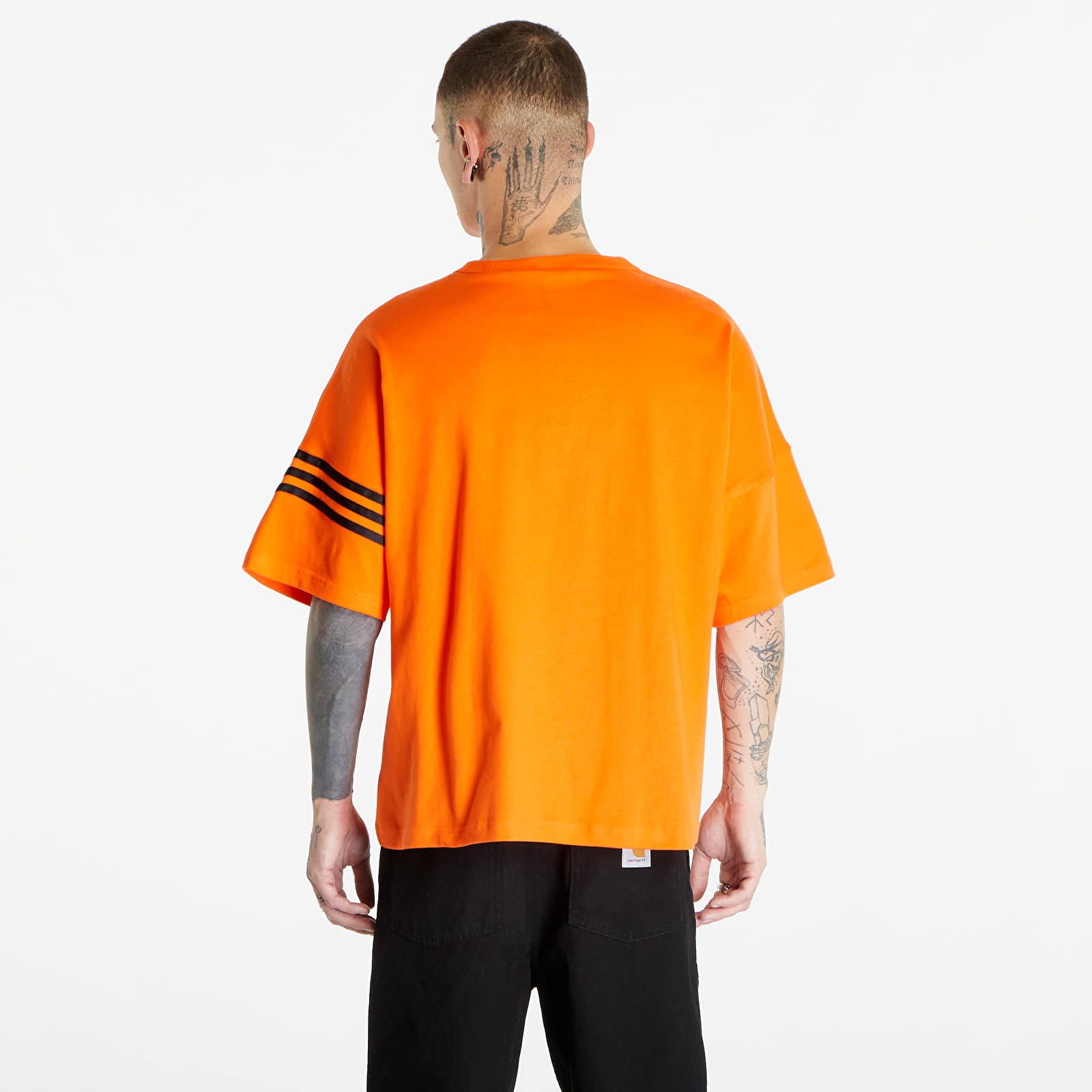 Koszulki adidas Originals Adicolor Neuclassics Short Sleeve Tee Semi Impact Orange