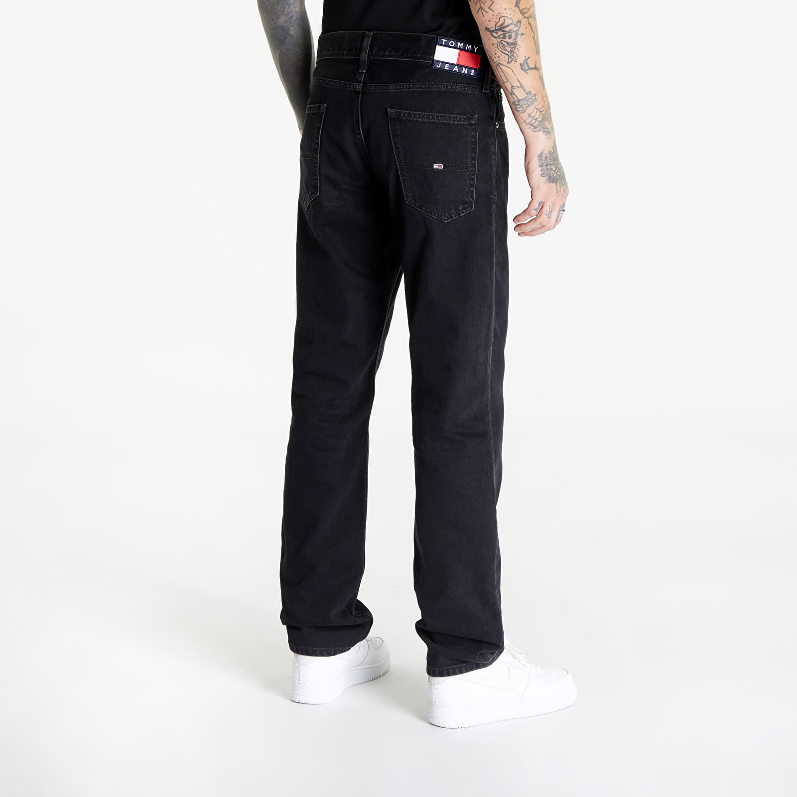 Džíny Tommy Jeans Ethan Relaxed Straight Jeans Denim Black