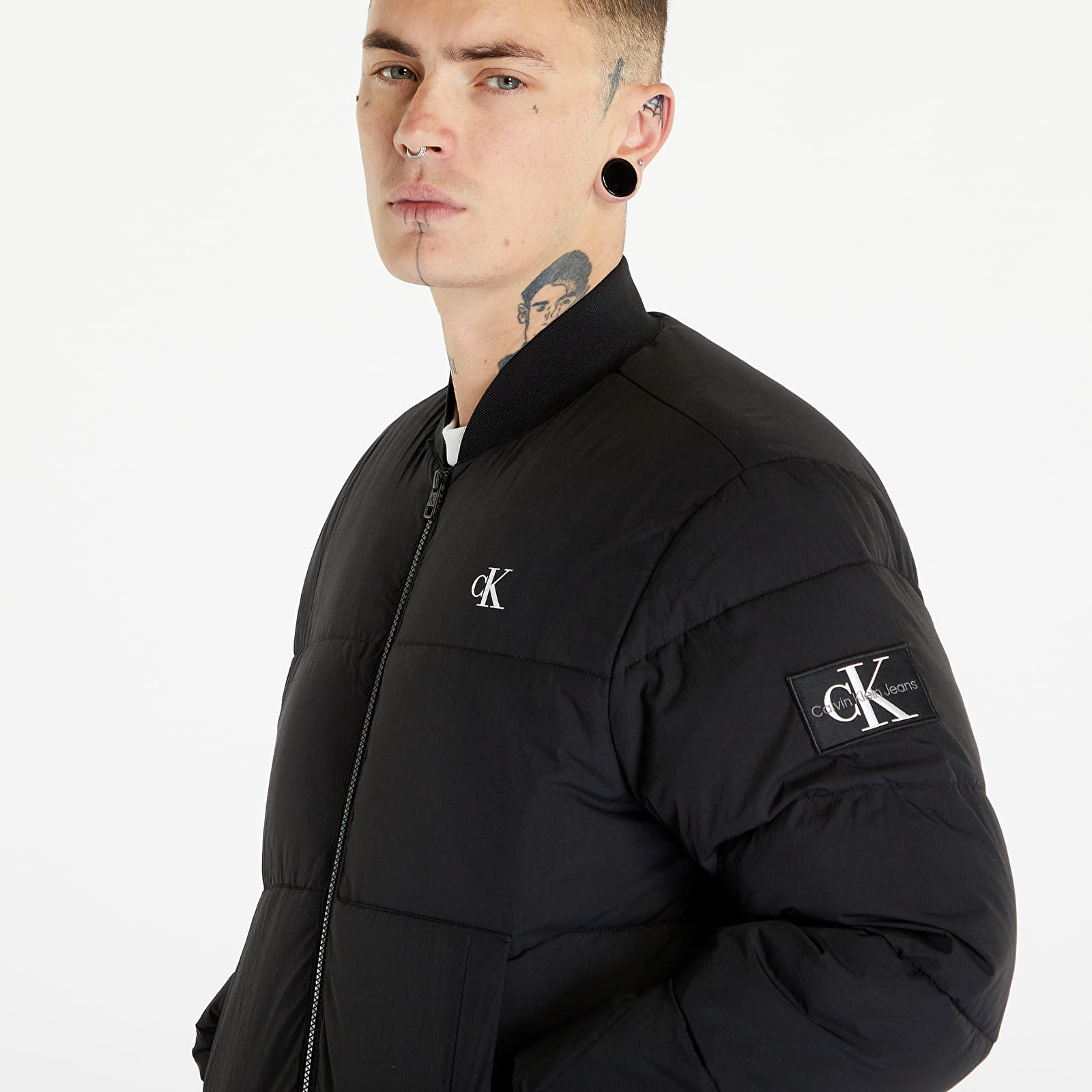 Bomber Jackets Calvin Klein Jeans Commercial Bomber Jacket Black Footshop
