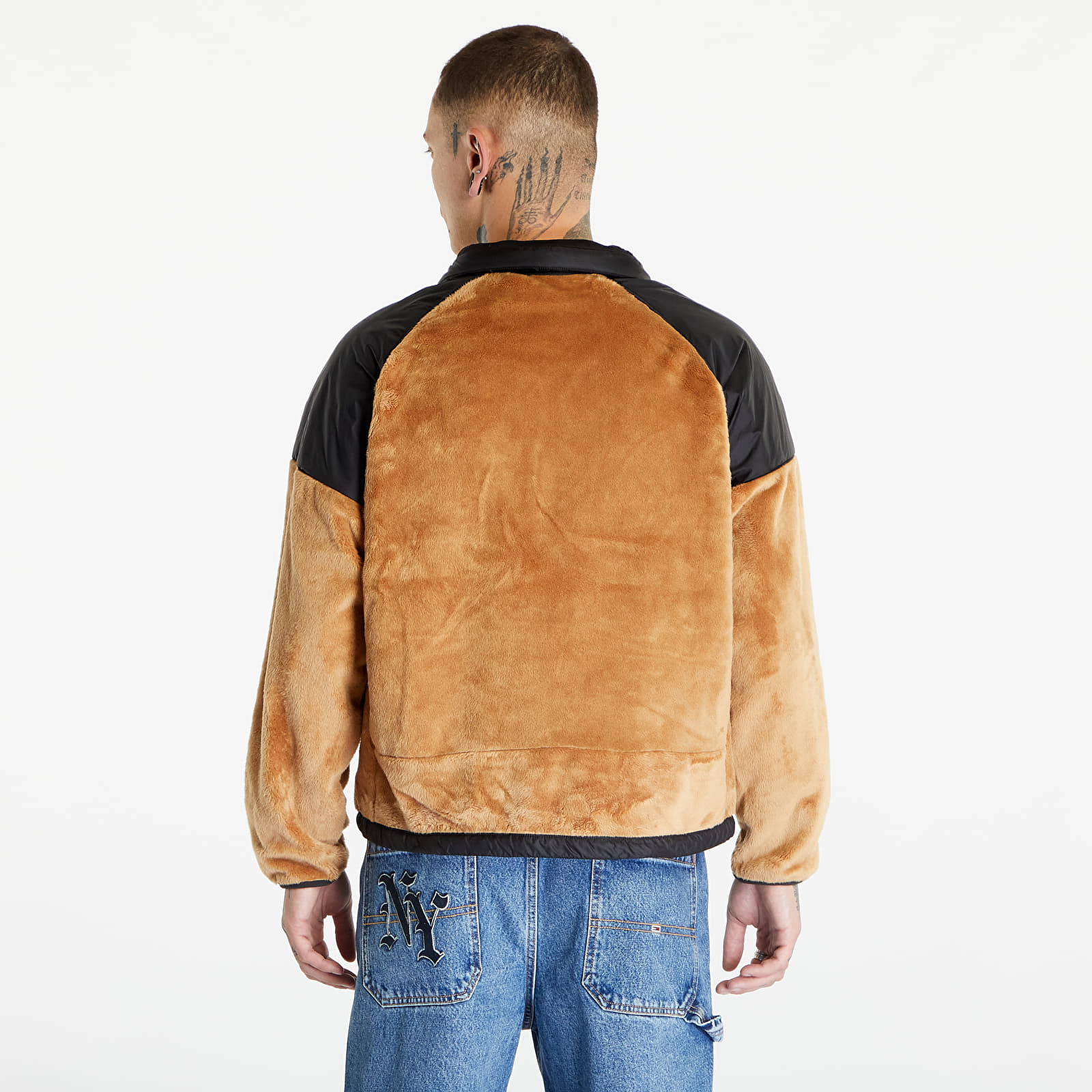 Bundy The North Face Versa Velour Jacket Almond Butter/ TNF Black