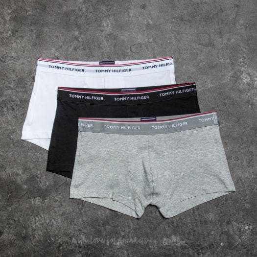 Boxer shorts Tommy Hilfiger 3 Pack Low Rise Trunks Black/ White