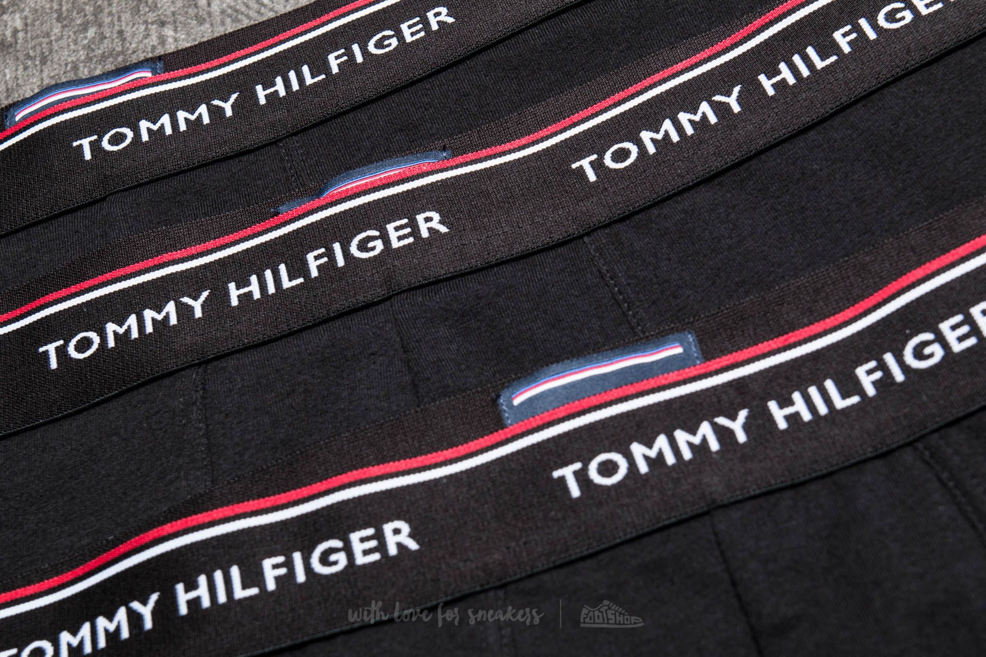 Boxeri Tommy Hilfiger Premium Essentials 3 Pack Low Rise Trunks Black