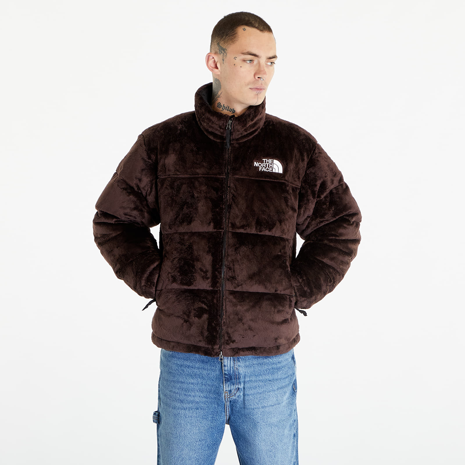 Bunda The North Face Versa Velour Nuptse Jacket Coal Brown S