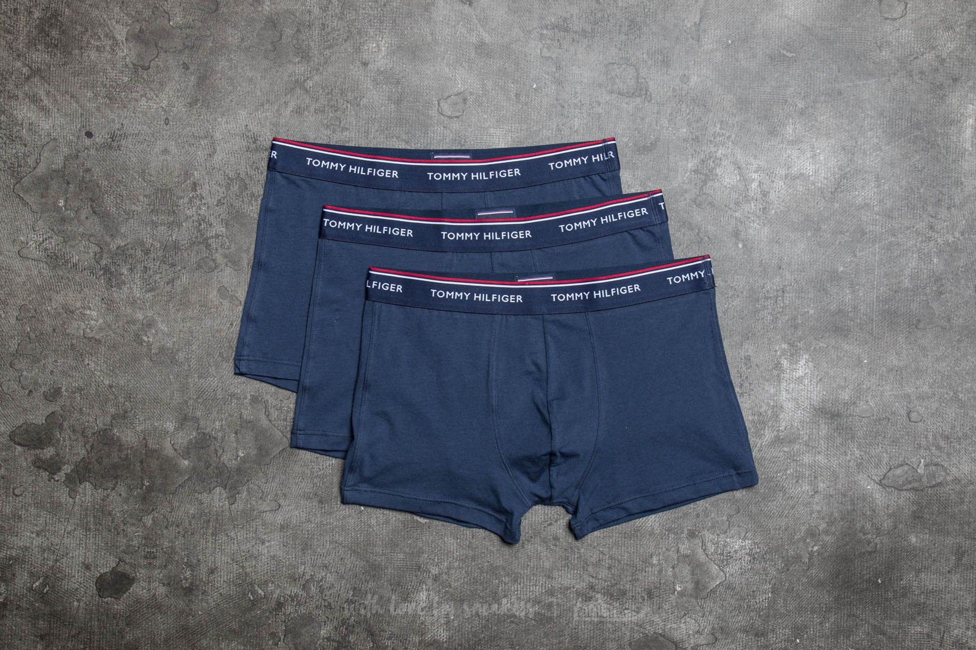 Boxerky Tommy Hilfiger 3 Pack Trunks Peacoat