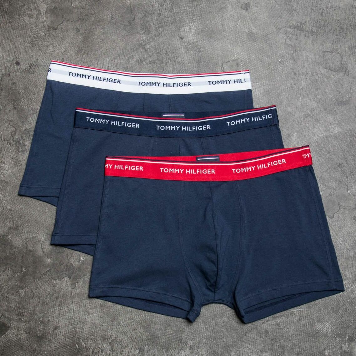 Tommy Hilfiger 3 Pack Trunks Multi/ Peacoat