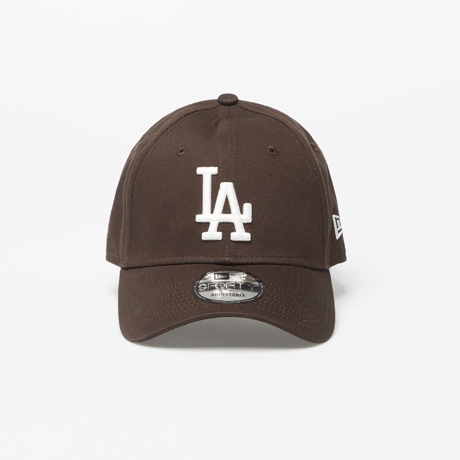 Caps New Era Los Angeles Dodgers League Essential 9FORTY Adjustable Cap Brown Suede/ Off White