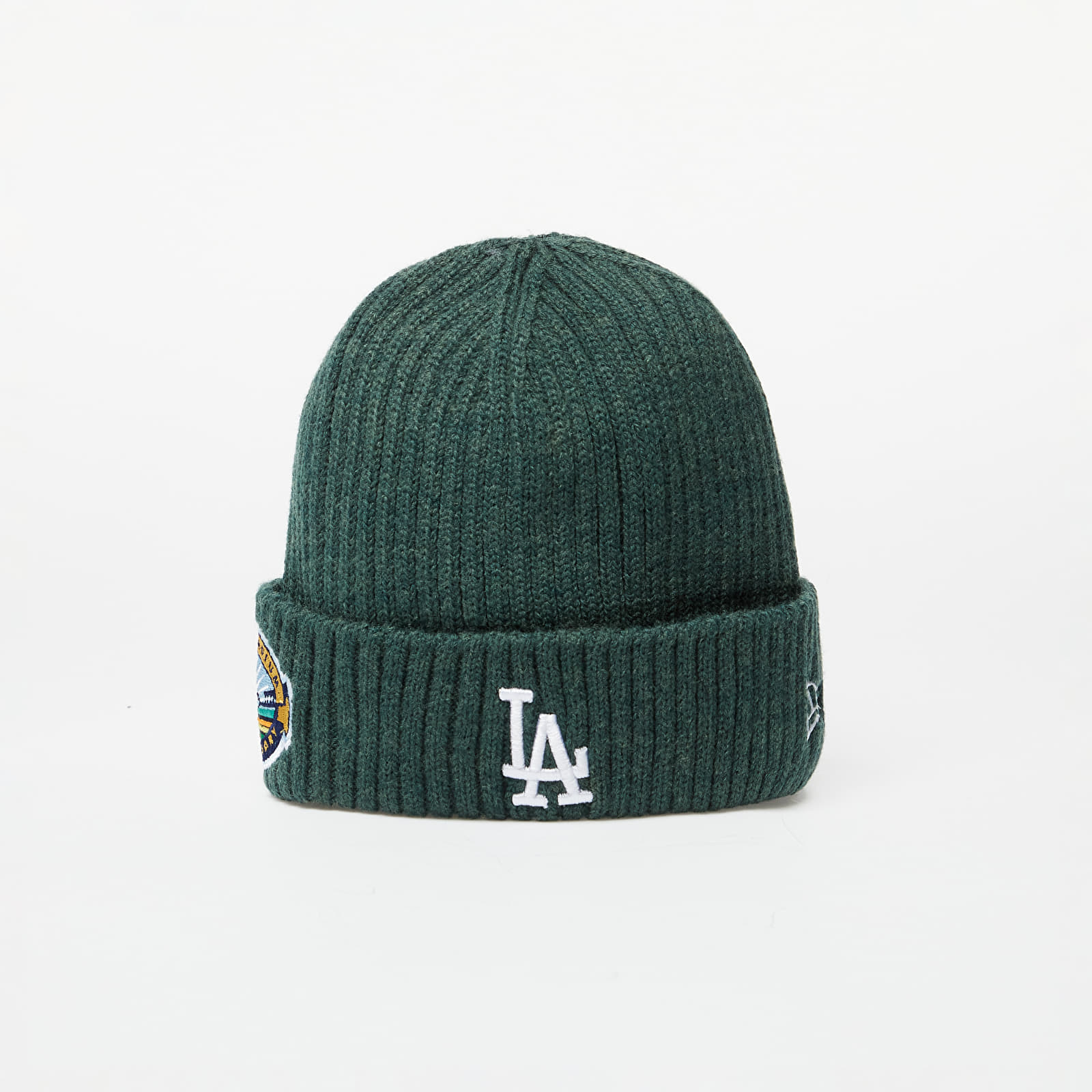 Hats New Era MLB New Traditions Beanie Los Angeles Dodgers Dark Green/ White