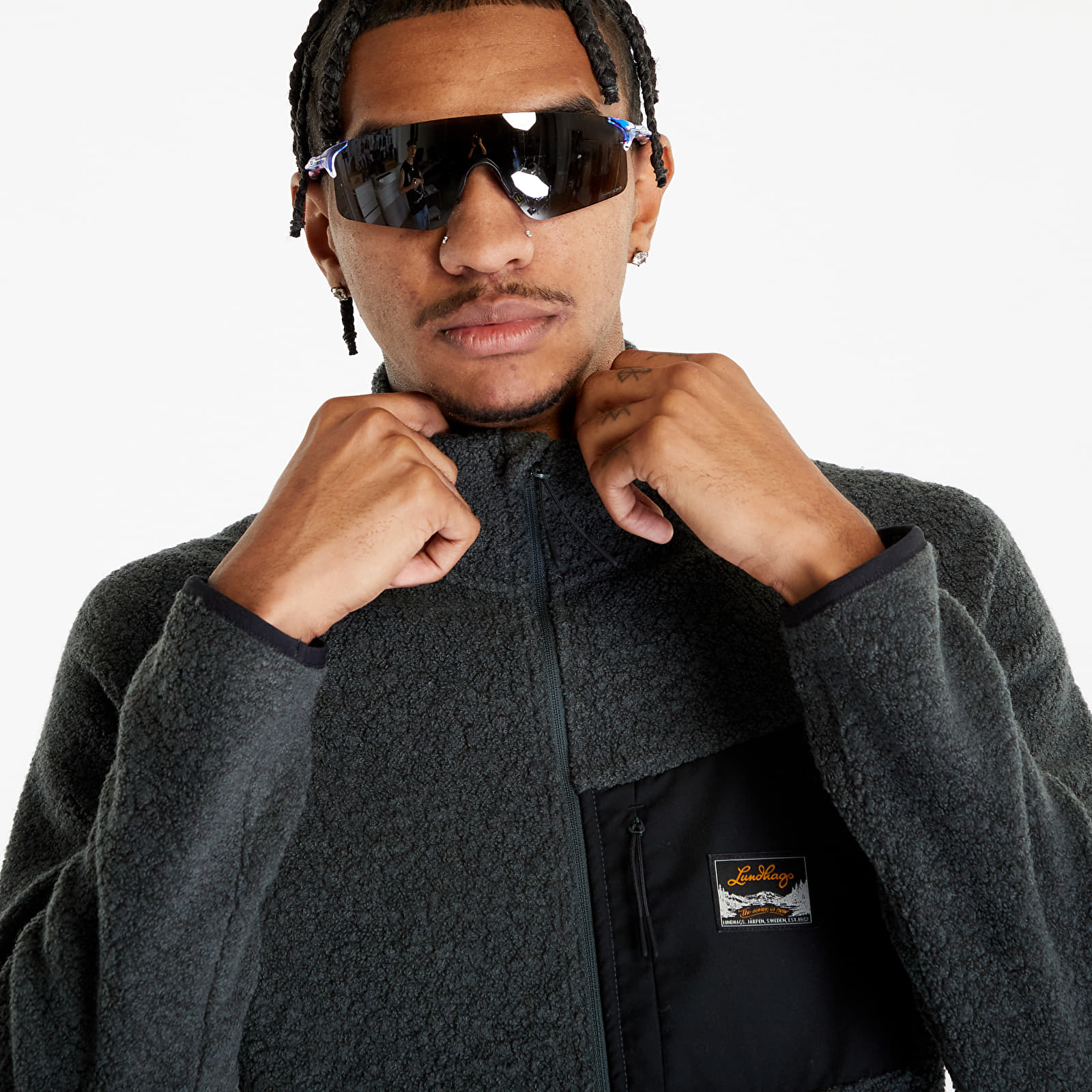 Jackets Lundhags Flok Pile Wool Fleece Jacket Seaweed
