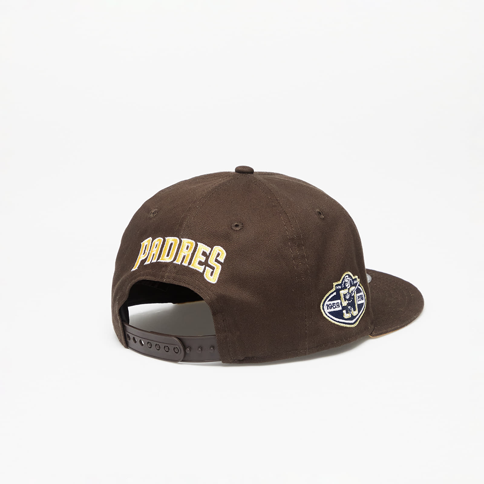 New Era San Diego Padres Side Patch 9FIFTY Snapback Cap Nfl Brown Suede/ Bronze - 1 | YEO